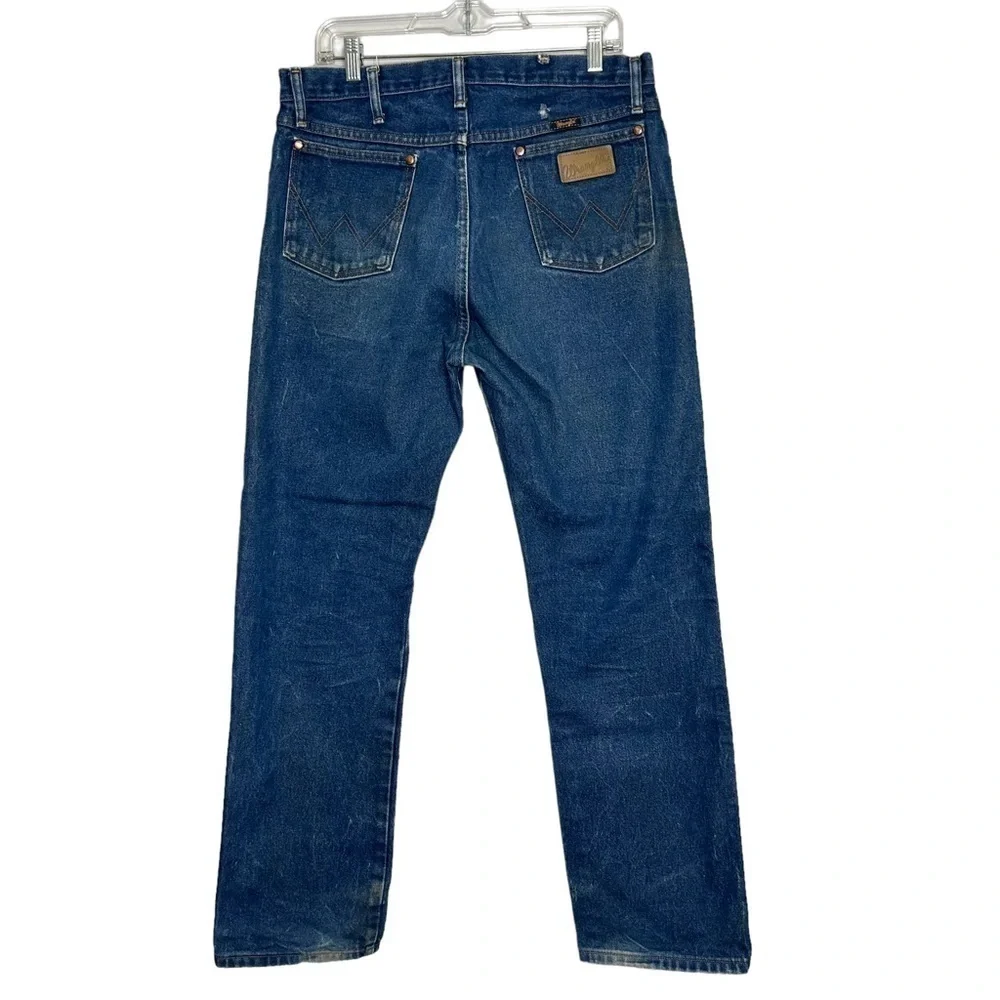 Distressed Wrangler Western Style Jeans